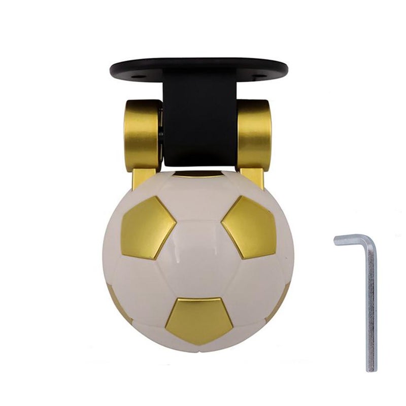 Universal modified car tow hook, personalized adhesive U-shaped soccer ball-shaped decorative front and rear bumper safety tow hook